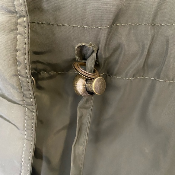 Sam Edelman Faux Fur Lined Water Repellent Hooded Raincoat - Picture 3 of 10